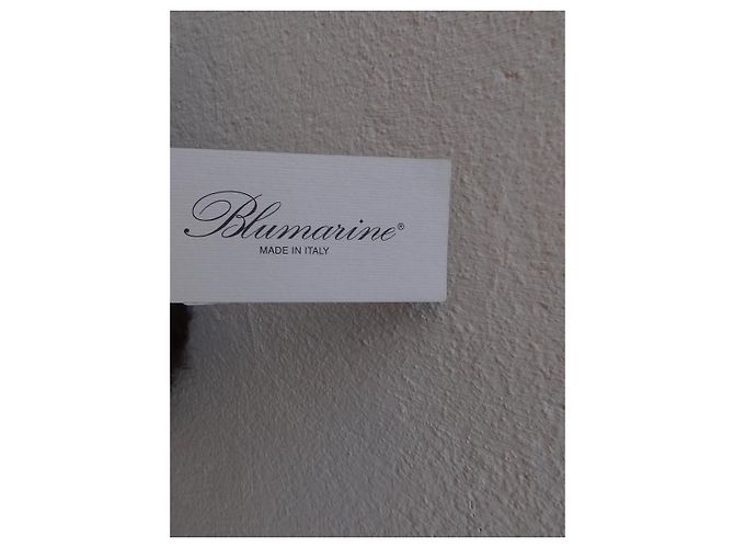 Vestido Blumarine de seda preto com bordado de pérolas e pele de coelho - vista 14