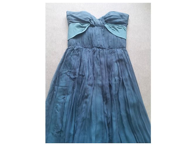 Chloé Vestido de seda azul Chloe FR34 - vista 2