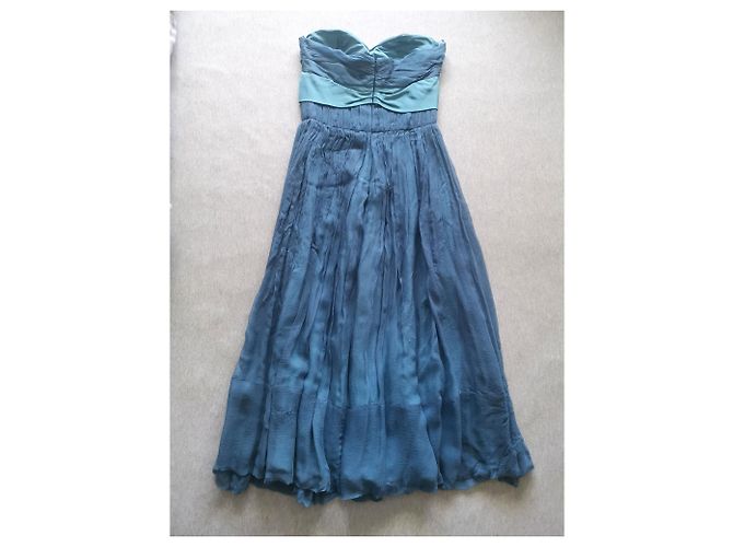 Chloé Vestido de seda azul Chloe FR34 - vista 3