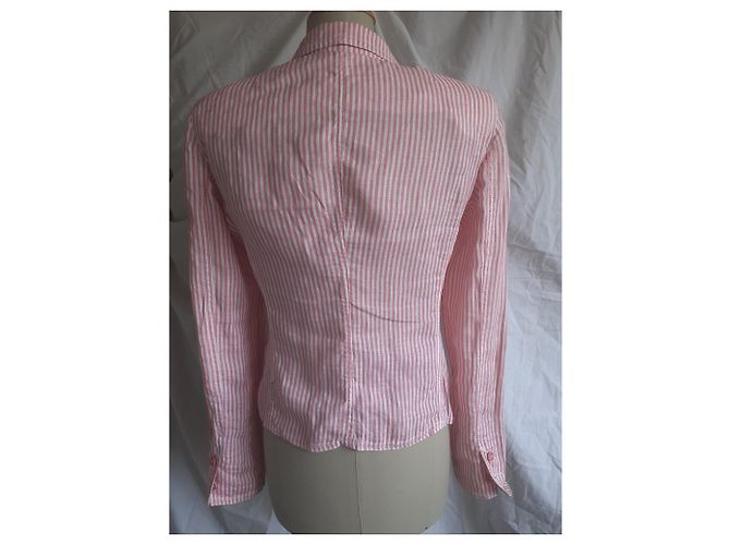 Armani Jeans Leinenjacke Weiß - Ansicht 2