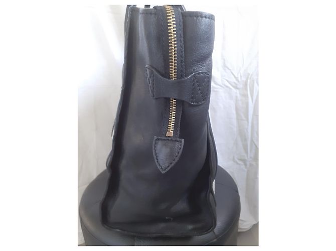 Borsa Céline Luggage in pelle nera Nero - vista 4