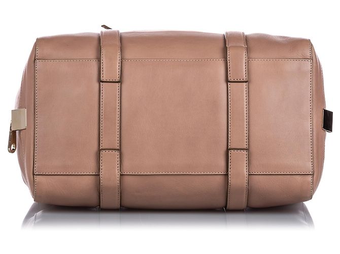 Chloé Madeleine in pelle marrone Chloe - vista 4