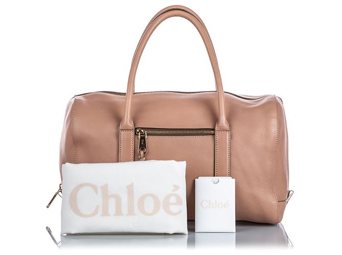 Chloé Madeleine in pelle marrone Chloe - vista 7