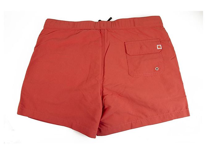 Solid & Striped Sólidos e listrados Shorts de praia para homens - Calções de banho - Shorts para natação S,M,eu Coral - vista 2