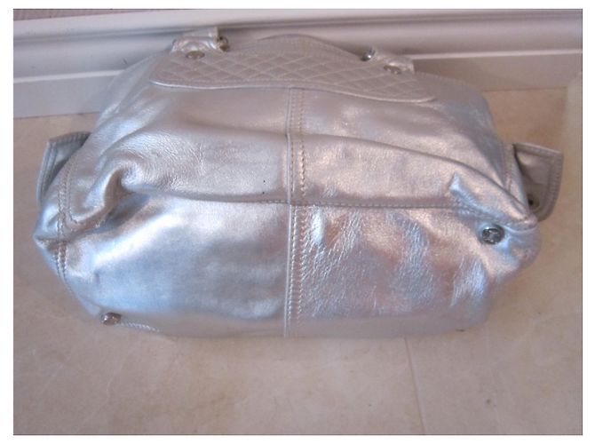 Céline Boogie Ledertasche Silber - Ansicht 2