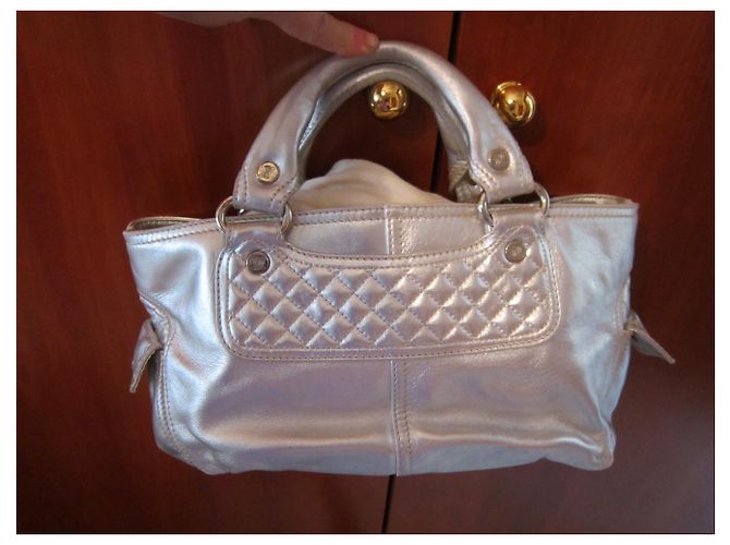 Céline Boogie Ledertasche Silber - Ansicht 3