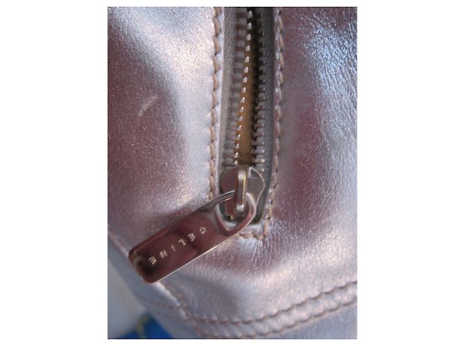 Céline Boogie Ledertasche Silber - Ansicht 7