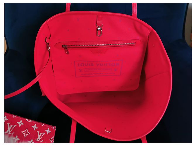 Louis Vuitton Neverfull Escale nuovo Rosso - vista 4