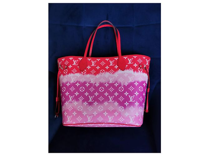 Louis Vuitton Neverfull Escale nuovo Rosso - vista 5