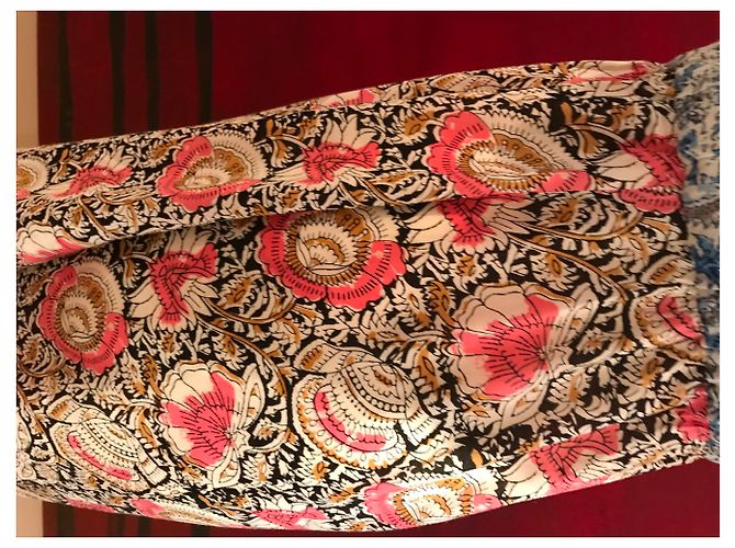 Autre Marque Bandeau Kleid mit Blumenmuster Viscose Mehrfarben - Ansicht 13