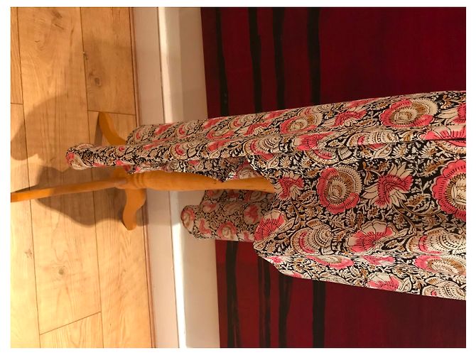 Autre Marque Bandeau Kleid mit Blumenmuster Viscose Mehrfarben - Ansicht 16