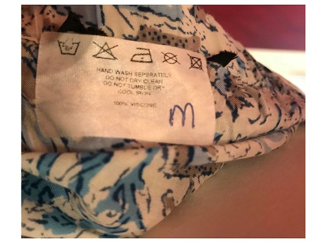 Autre Marque Bandeau Kleid mit Blumenmuster Viscose Mehrfarben - Ansicht 19
