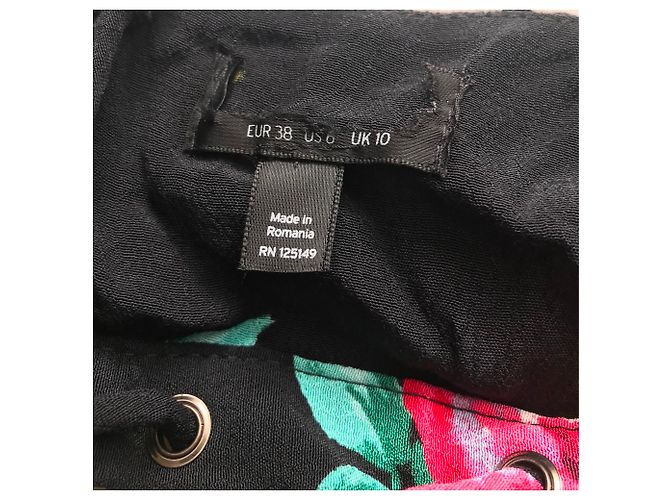 Autre Marque Blumen Maxi Neckholder-Kleid Mehrfarben - Ansicht 20