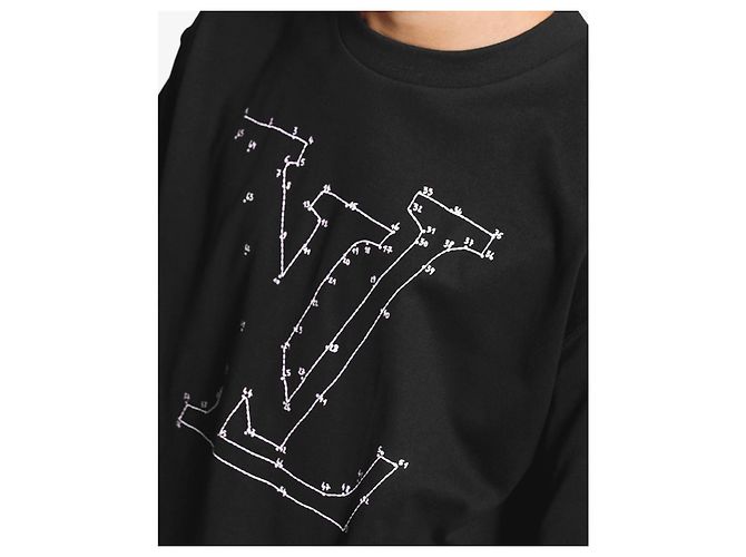 Louis Vuitton Camisa LV T nova Preto - vista 3