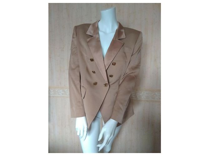 Conjunto de saia Escada marrom viscose e elastano - vista 5