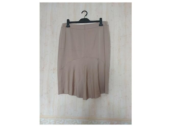 Conjunto de saia Escada marrom viscose e elastano - vista 6