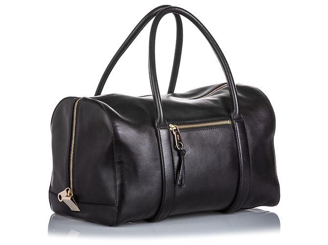 Chloé Madeleine in pelle nera Chloe - vista 2