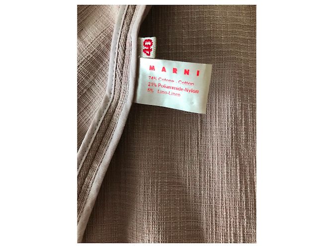 Chaqueta corta Marni rosa de algodón - vista 4