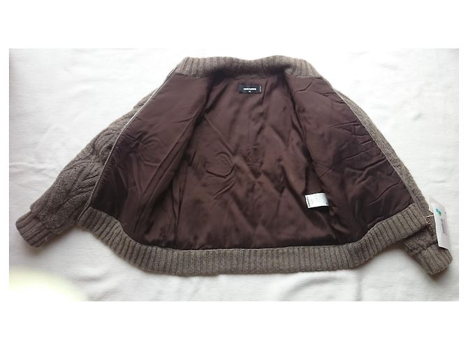 Wolljacke Dsquared2 , Größe XS Braun - Ansicht 2