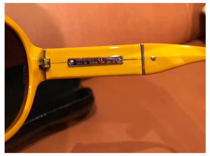 Chanel Gafas de sol Amarillo - vista 4