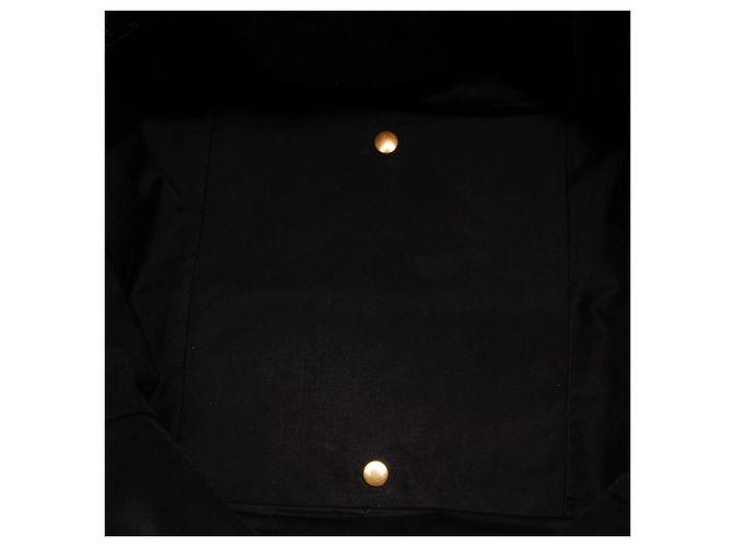 Yves Saint Laurent Borsa tote Downtown YSL in vernice nera - vista 5