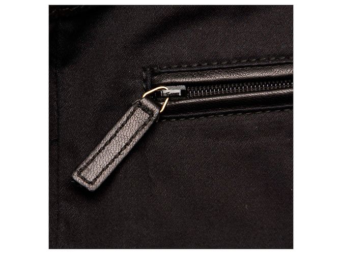 Yves Saint Laurent Borsa tote Downtown YSL in vernice nera - vista 8