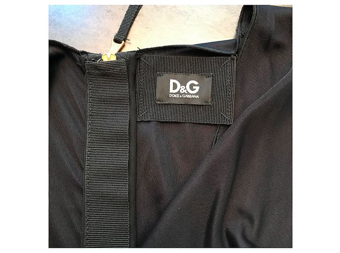 Top de viscosa negro D&G - vista 3
