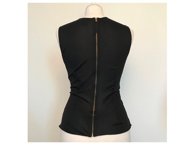 Top de viscosa negro D&G - vista 7