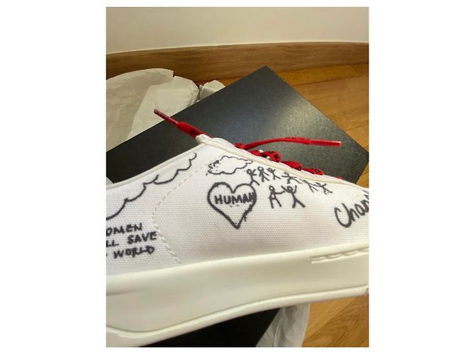 Cambon Sneakers Chanel Pharell Williams Bianco - vista 9