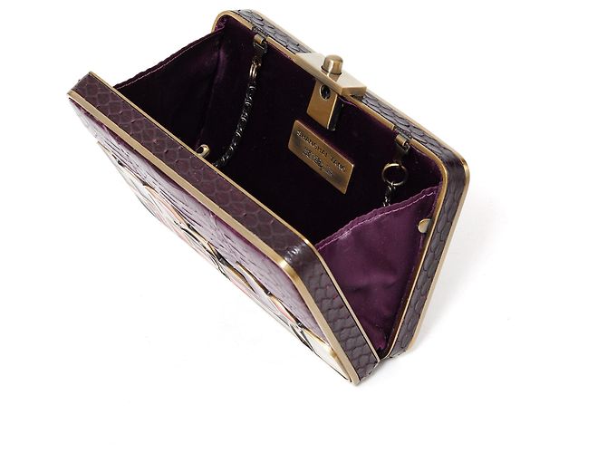 Shanghai Tang BORSA PREZIOSA VIOLA Porpora - vista 6