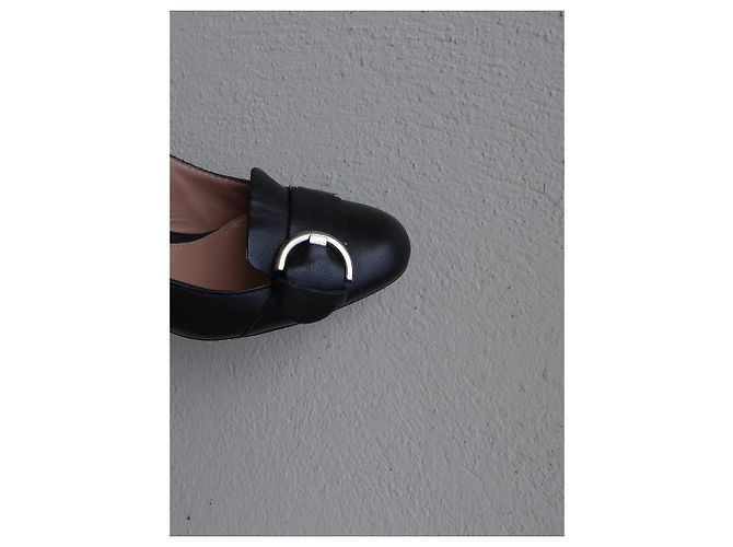 Décolleté Sergio Rossi in pelle nera 34.5 Nero - vista 4