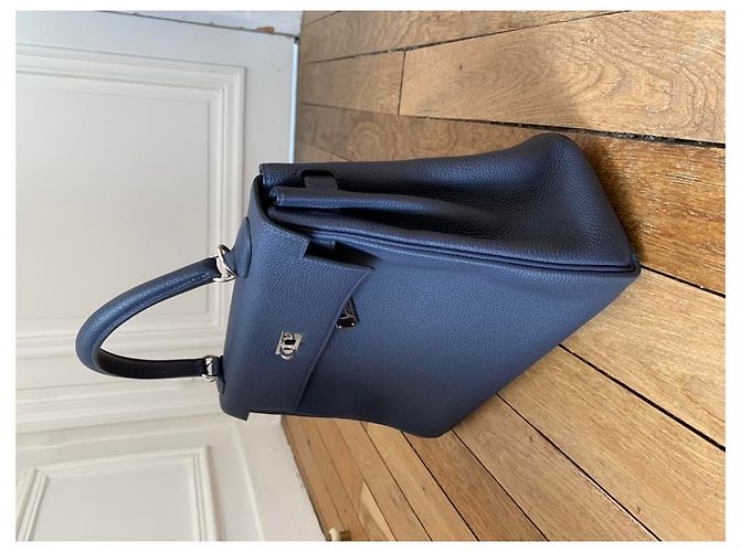 Hermès hermes kelly 32 restituito blu notte blu Blu navy - vista 8