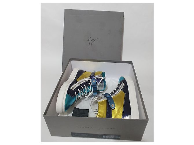 Giuseppe Zanotti Bohemia Cielo Sneaker aus Leder Mehrfarben - Ansicht 6