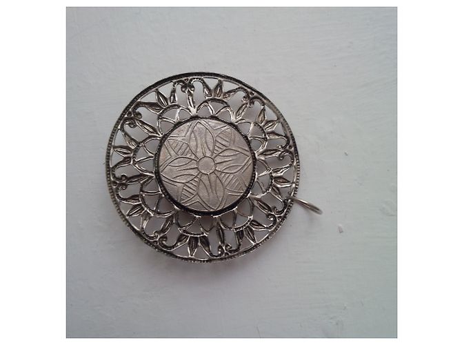 Vintage Pendatif motivos antiguos d'architecture gothique Plata - vista 2