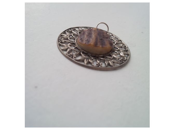 Vintage Pendatif motivos antiguos d'architecture gothique Plata - vista 3