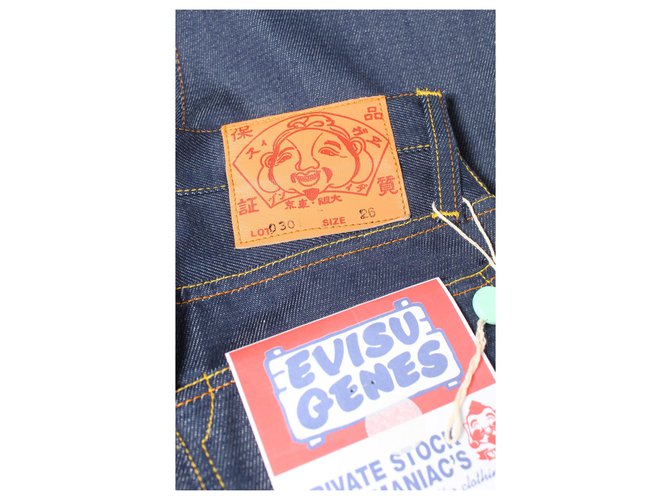 Evisu Pantalones Azul - vista 4