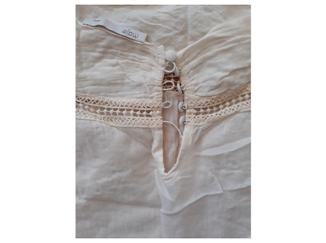 Top Maje Beige de Algodón con Correas Ajustables - vista 4