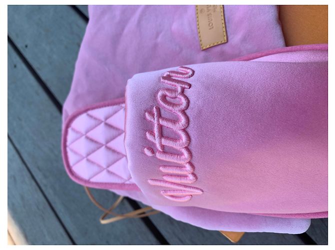 Mule plate lv suite louis vuitton 38 39 Rosa - vista 2
