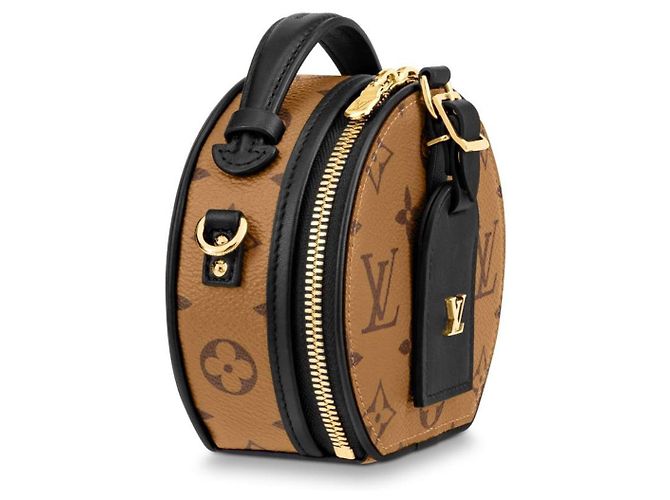 Louis Vuitton Mini Boite Chapeau Borsa a mano in pelle marrone - vista 2