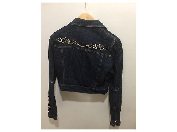 Giacca jeans Kenzo con borchie Blu scuro - vista 2