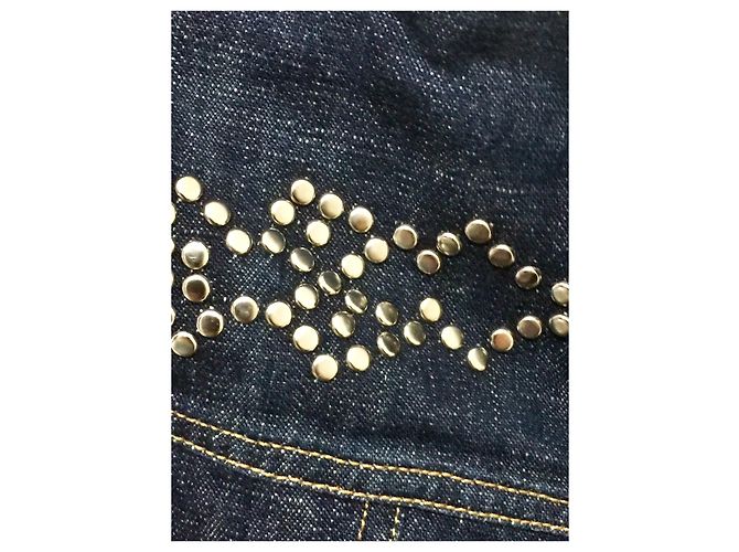 Giacca jeans Kenzo con borchie Blu scuro - vista 4