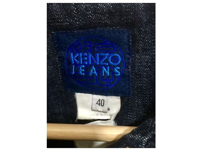 Giacca jeans Kenzo con borchie Blu scuro - vista 5