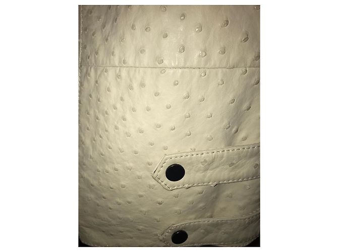 Giacca Brunello Cucinelli in pelle di struzzo beige - vista 6