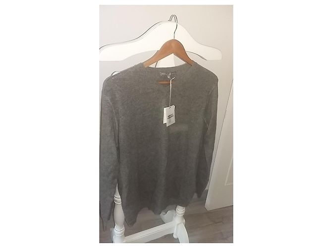 Autre Marque Pull en cachemire gris M - vue 2