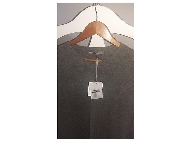 Autre Marque Pull en cachemire gris M - vue 3