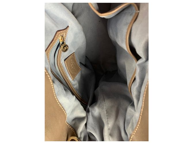 Borsa a mano Lancel Miss Elsa in pelle taupe - vista 3