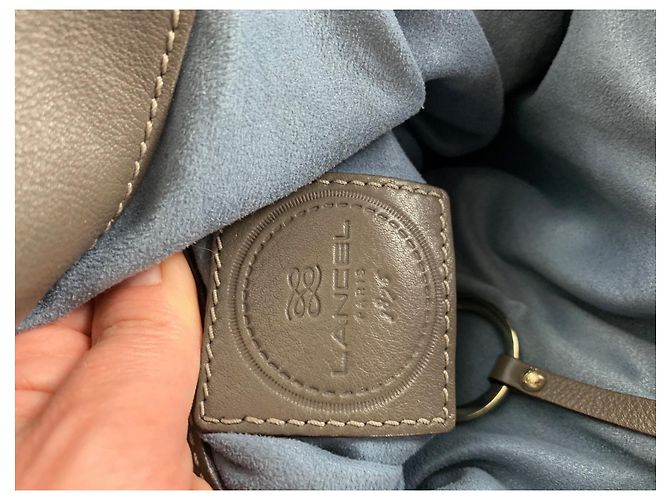 Borsa a mano Lancel Miss Elsa in pelle taupe - vista 4