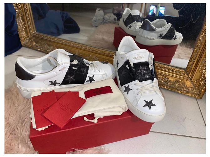 Valentino Garavani Sneaker aus Leder Weiß - Ansicht 8