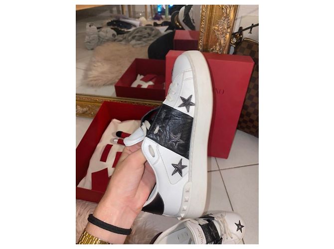 Valentino Garavani Sneaker aus Leder Weiß - Ansicht 9