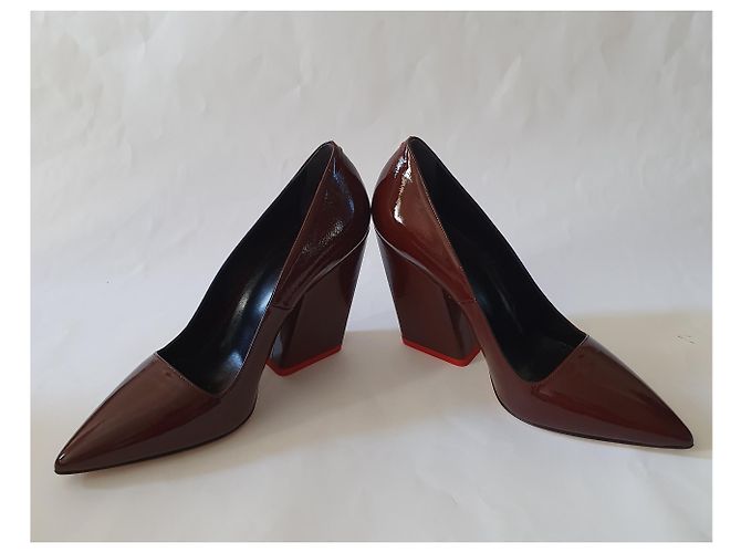 Aeyde Leder Pumps Dunkelrot Bordeaux - Ansicht 4